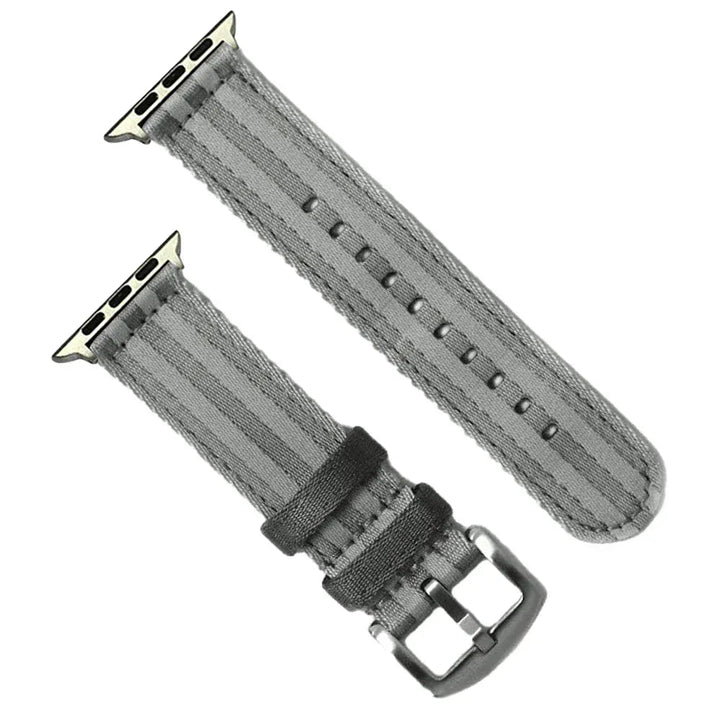 Blushark Premium Nylon Smartwatch Band - Compatible with Apple Watch Series 1 - 11 and Ultra Series - Quick - Change Adapters - Adjustable Sizing - Sweatproof and Waterproof. - BluShark Straps