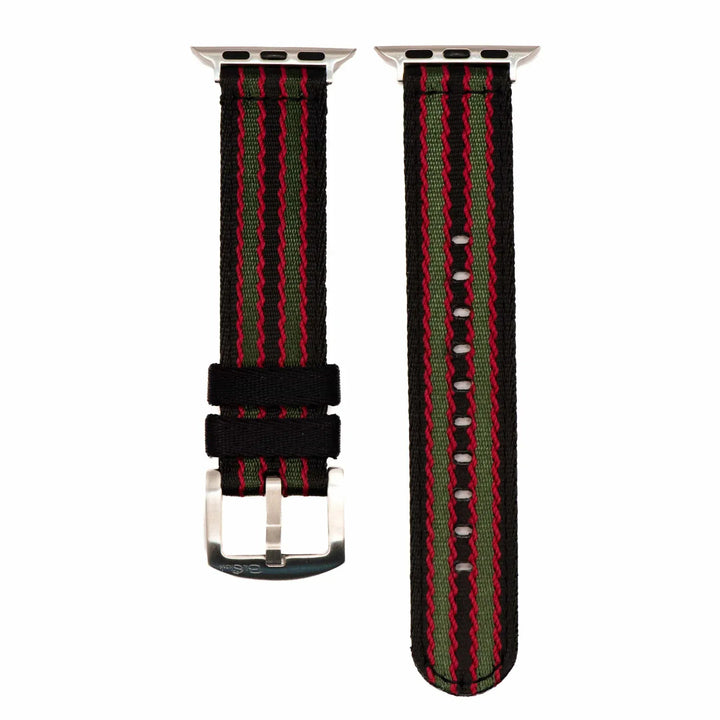 Blushark Premium Nylon Smartwatch Band - Compatible with Apple Watch Series 1 - 11 and Ultra Series - Quick - Change Adapters - Adjustable Sizing - Sweatproof and Waterproof. - BluShark Straps