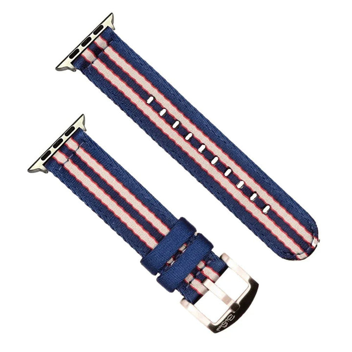 Blushark Premium Nylon Smartwatch Band - Compatible with Apple Watch Series 1 - 11 and Ultra Series - Quick - Change Adapters - Adjustable Sizing - Sweatproof and Waterproof. - BluShark Straps