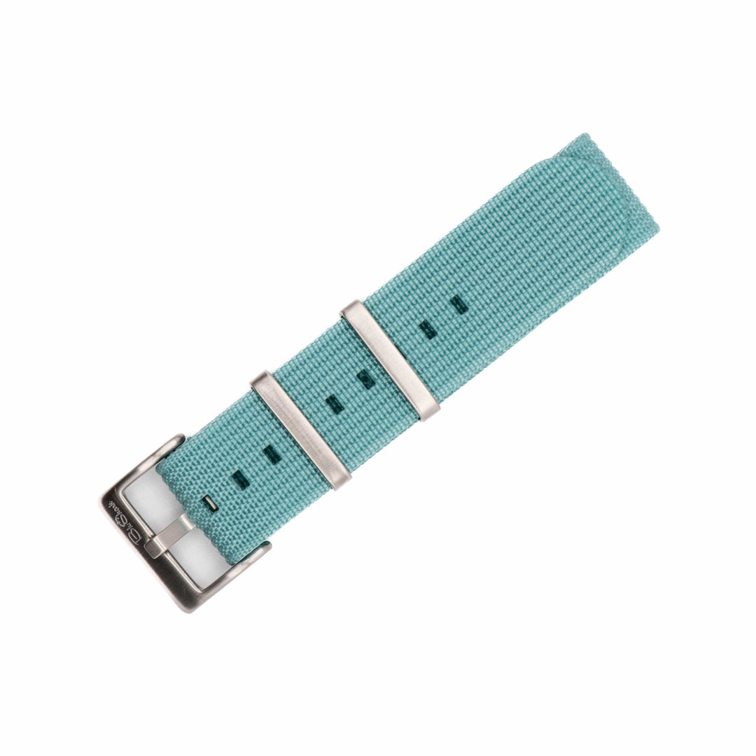 Ribbed Single Pass Pool Blue Strap