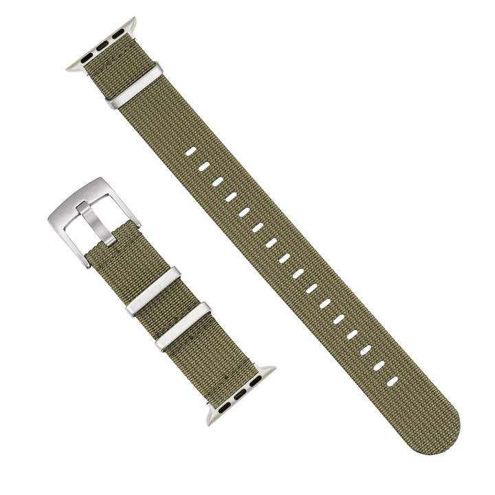 BluShark Straps Apple Band Ribbed Mako FN Apple Band - Ribbed Mako FN - Army Green