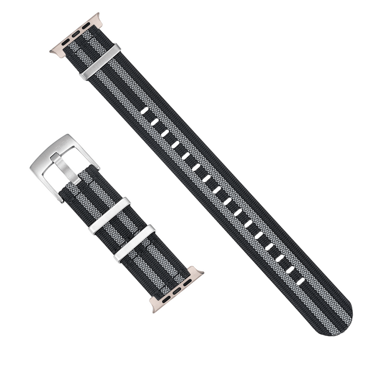 BluShark Straps Apple Band ULTRA Ribbed Mako FN ULTRA 1 - ULTRA 2 - ULTRA 3 Apple Band ULTRA - Ribbed Mako FN - Bond