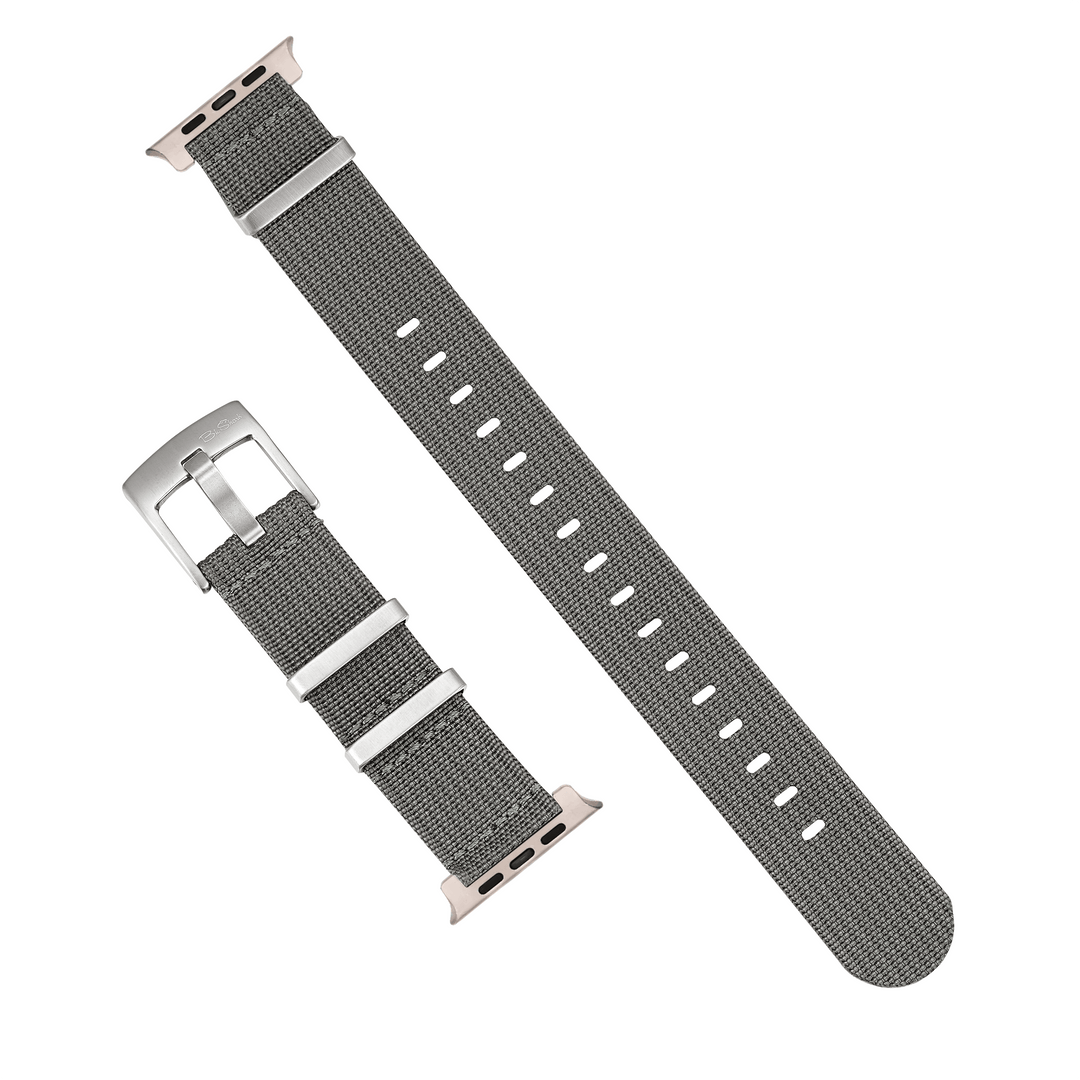 BluShark Straps Apple Band ULTRA Ribbed Mako FN ULTRA 1 - ULTRA 2 - ULTRA 3 Apple Band ULTRA - Ribbed Mako FN - Gray