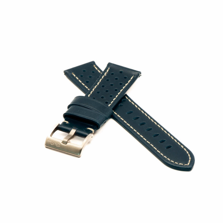 BluShark Straps Leather Sport Grip Leather Sport Grip - Blue