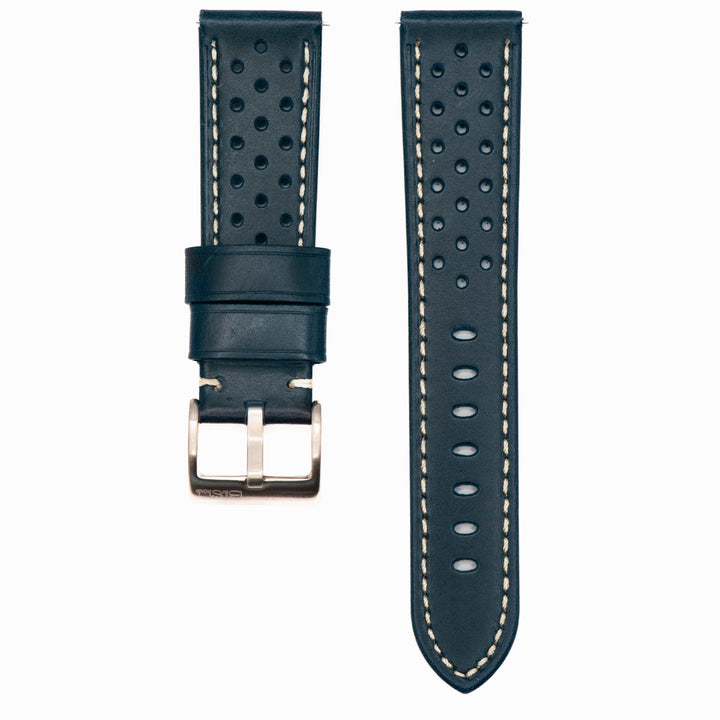 BluShark Straps Leather Sport Grip Leather Sport Grip - Blue