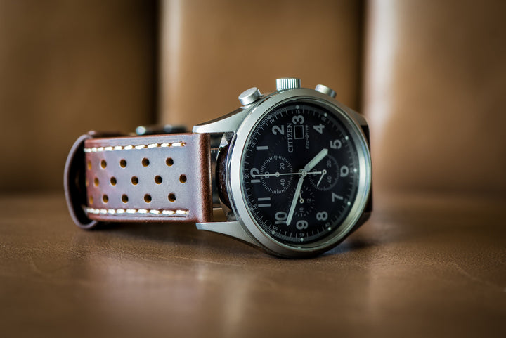 BluShark Straps Leather Sport Grip Leather Sport Grip - Code Brown