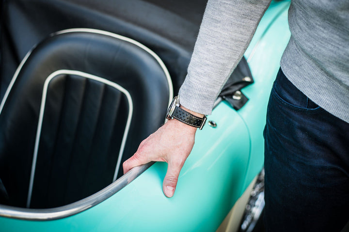 BluShark Straps Leather Sport Grip Leather Sport Grip - DQ Black