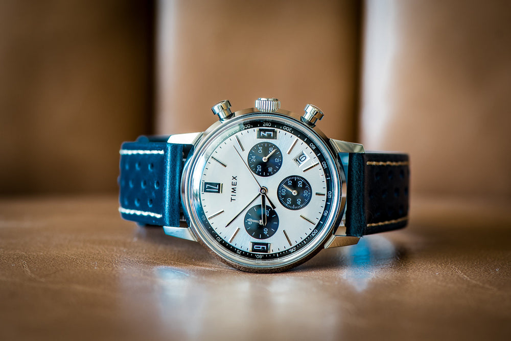 BluShark Straps Leather Sport Grip Leather Sport Grip - Passing  Blue