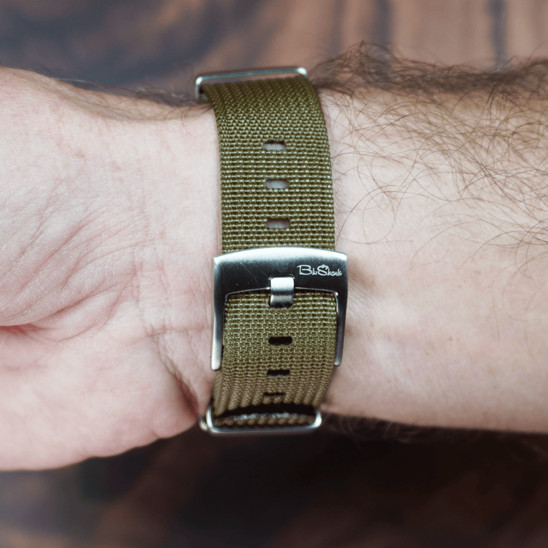 BluShark Straps Ribbed Mako FN Ribbed Mako FN - Army Green