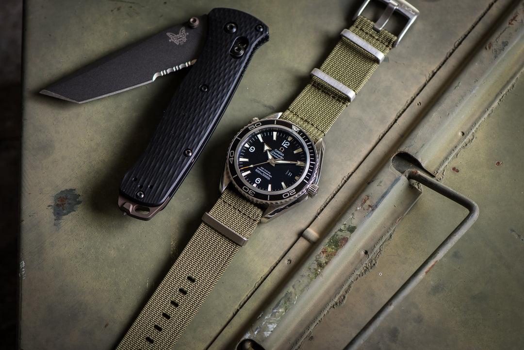 BluShark Straps Ribbed Mako FN Ribbed Mako FN - Army Green
