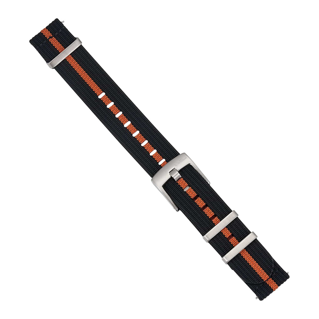 BluShark Straps Ribbed Mako FN Ribbed Mako FN - Black & Orange