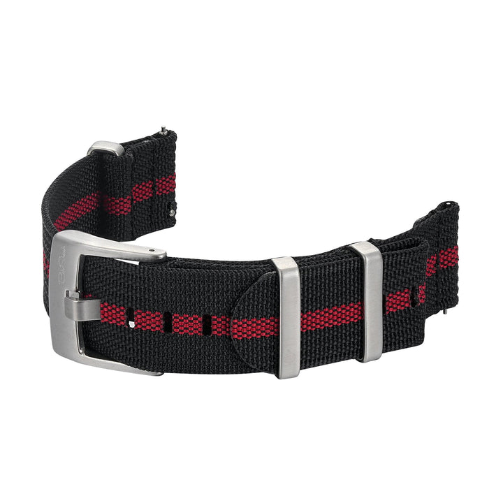 BluShark Straps Ribbed Mako FN Ribbed Mako FN - Black & Red