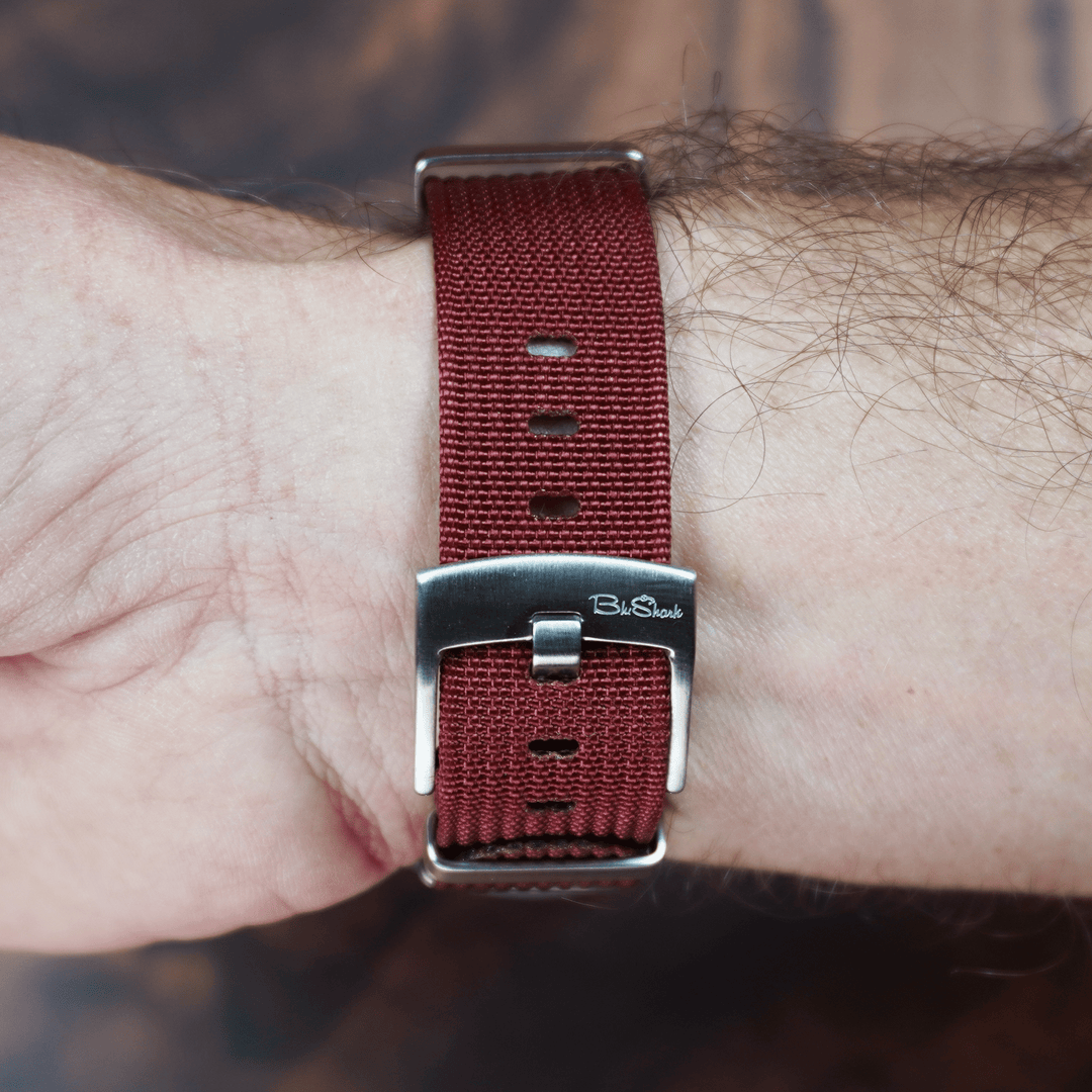BluShark Straps Ribbed Mako FN Ribbed Mako FN - Merlot