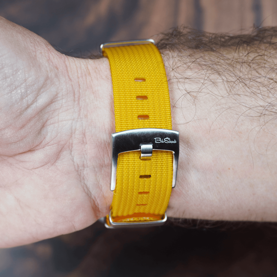 BluShark Straps Ribbed Mako FN Ribbed Mako FN - Sunflower Yellow