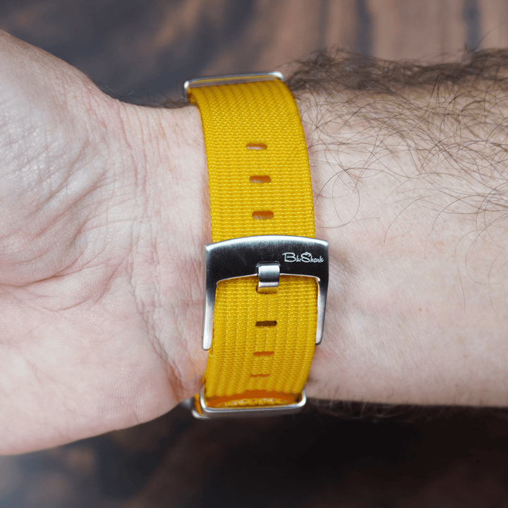 BluShark Straps Ribbed Mako FN Ribbed Mako FN - Sunflower Yellow