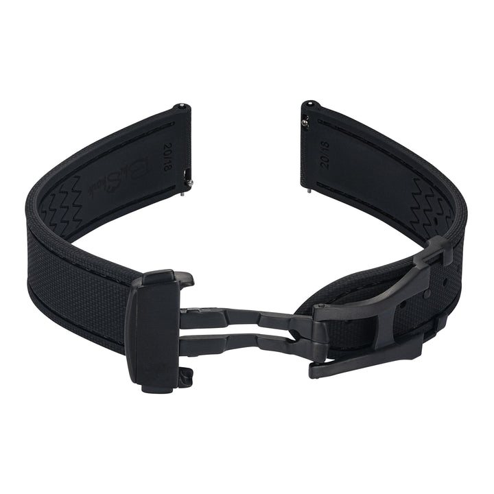 BluShark Straps Rubber Sailcloth Deploy Sailcloth Rubber Deploy - Blackout