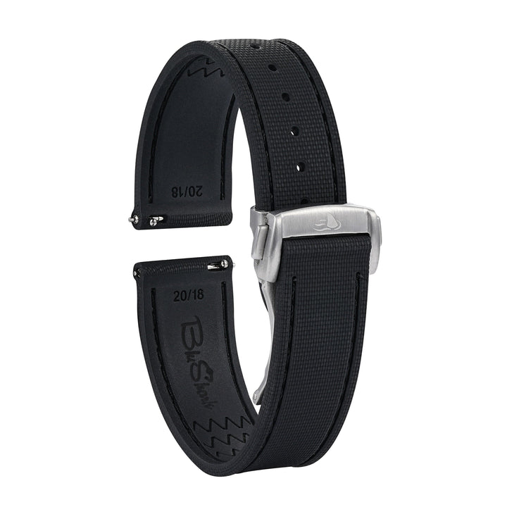 BluShark Straps Rubber Sailcloth Deploy Sailcloth Rubber Deploy - Blackout