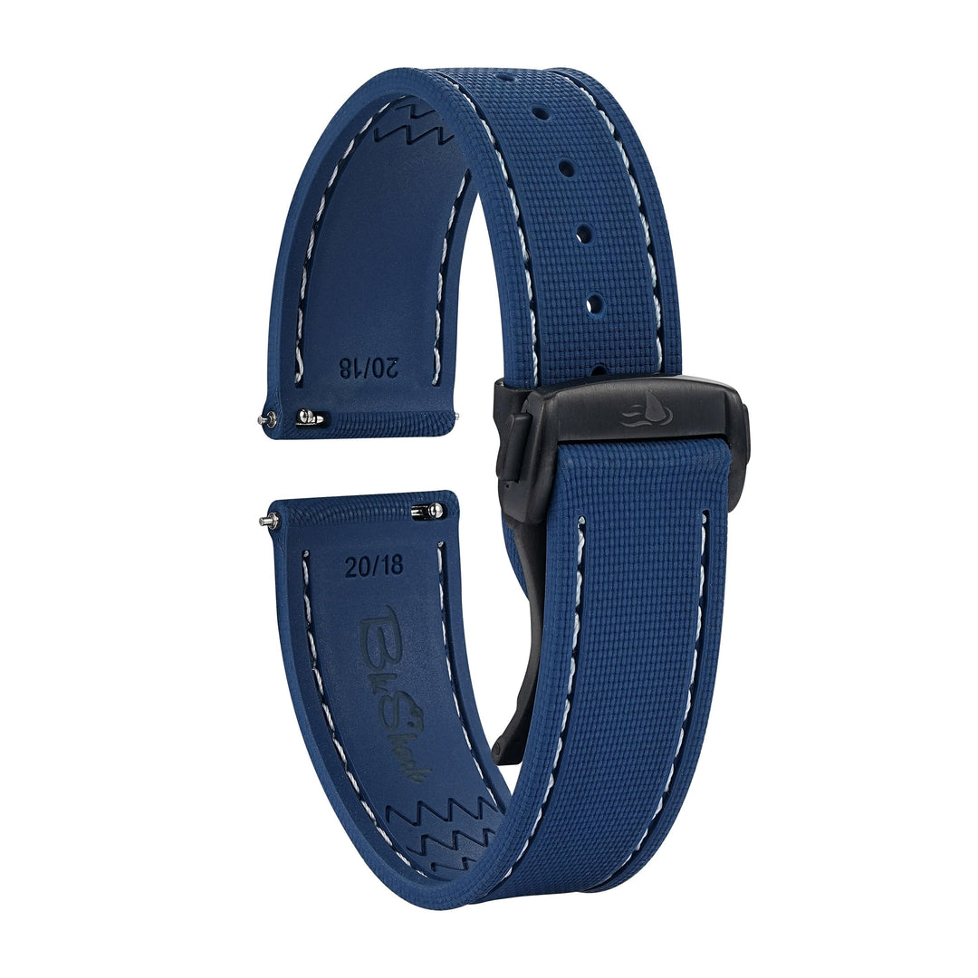 BluShark Straps Rubber Sailcloth Deploy Sailcloth Rubber Deploy - Blue
