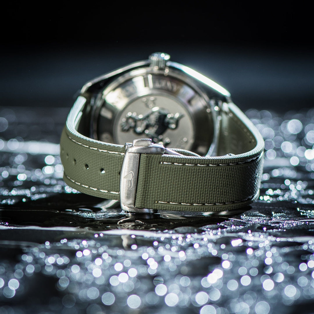 BluShark Straps Rubber Sailcloth Deploy Sailcloth Rubber Deploy - Green