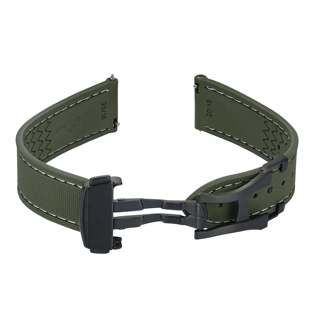 BluShark Straps Rubber Sailcloth Deploy Sailcloth Rubber Deploy - Green