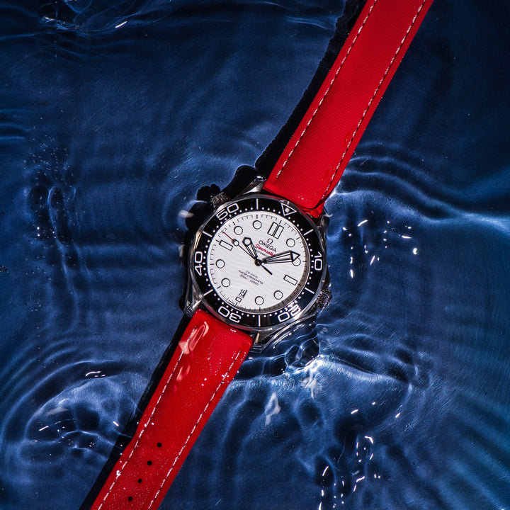 BluShark Straps Rubber Sailcloth Deploy Sailcloth Rubber Deploy- Red