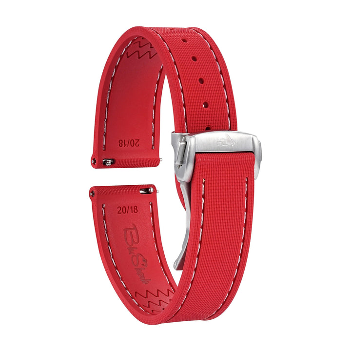 BluShark Straps Rubber Sailcloth Deploy Sailcloth Rubber Deploy- Red