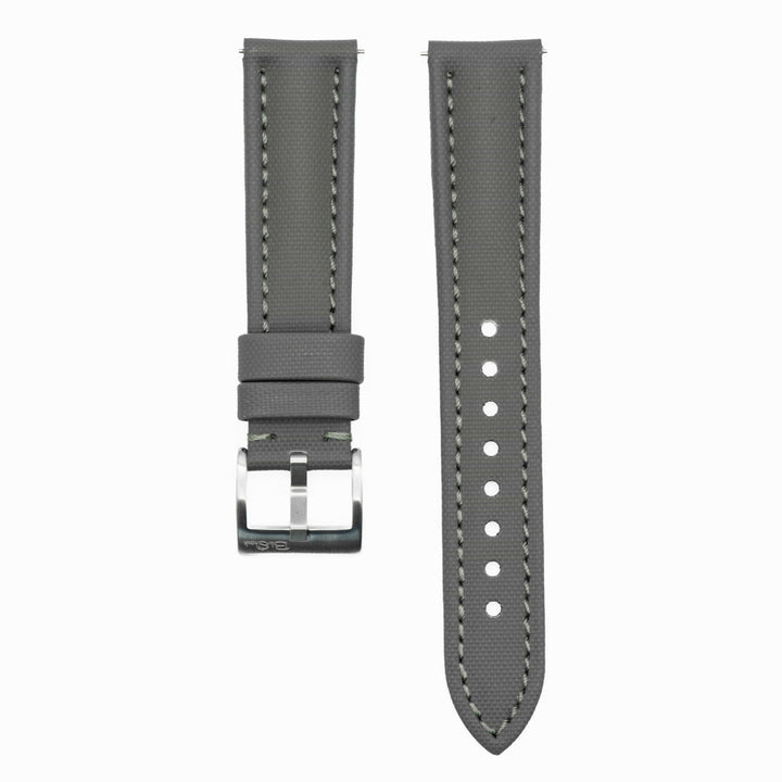 BluShark Straps Sailcloth 20mm / Brushed Sailcloth - Gray