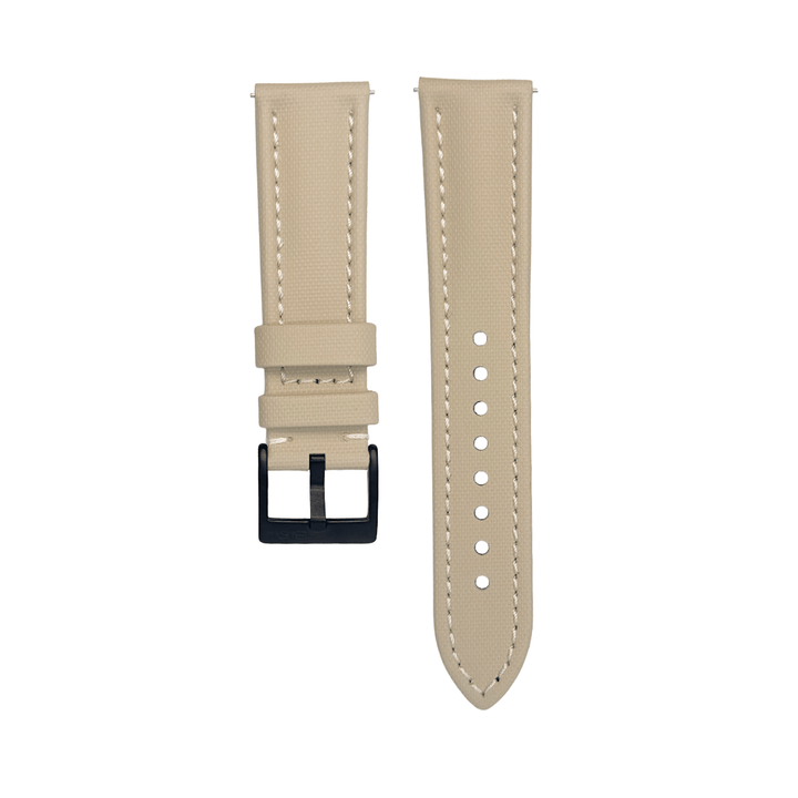 BluShark Straps Sailcloth 20mm / PVD Black Sailcloth - Tan