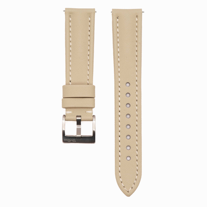 BluShark Straps Sailcloth 20mm / Brushed Sailcloth - Tan
