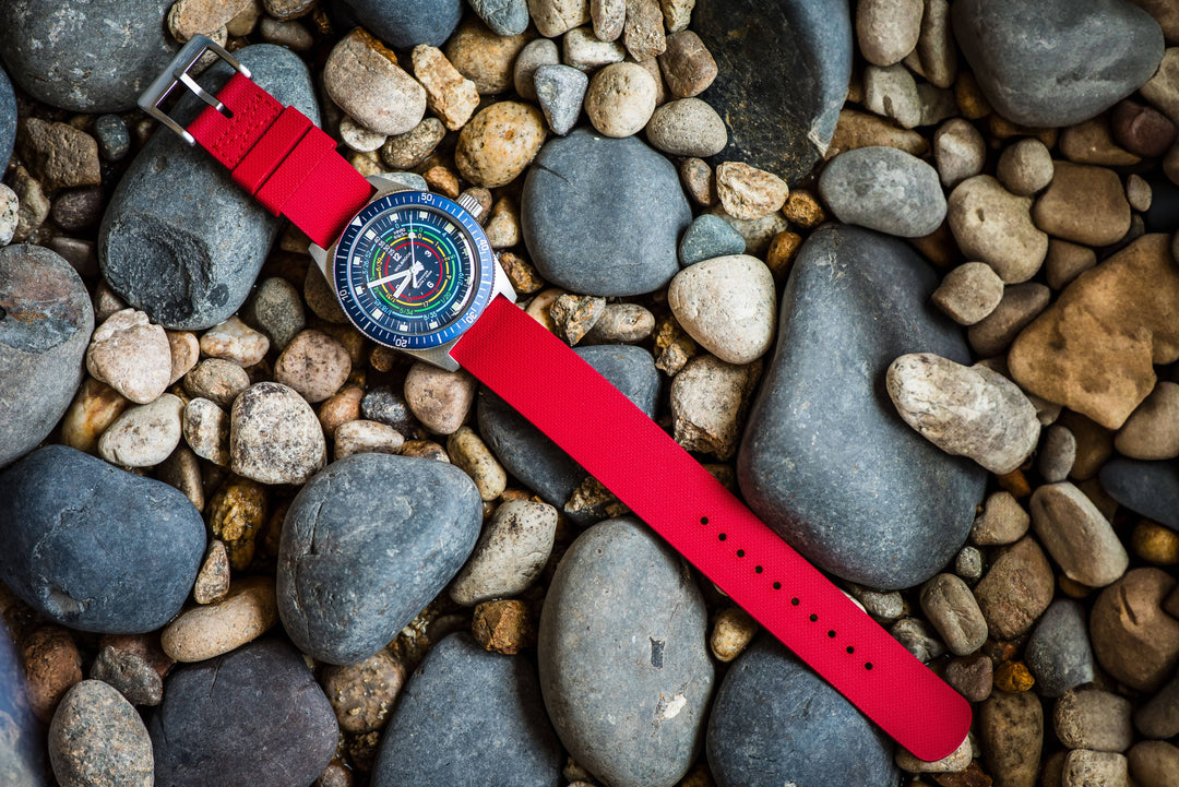 BluShark Straps Single-Pass Rubber Single-Pass Rubber - Red