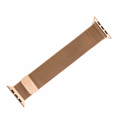 BluShark Two-Piece Strap Small Apple Watch (38/40/41mm) Apple Band Milanese - Bright Gold
