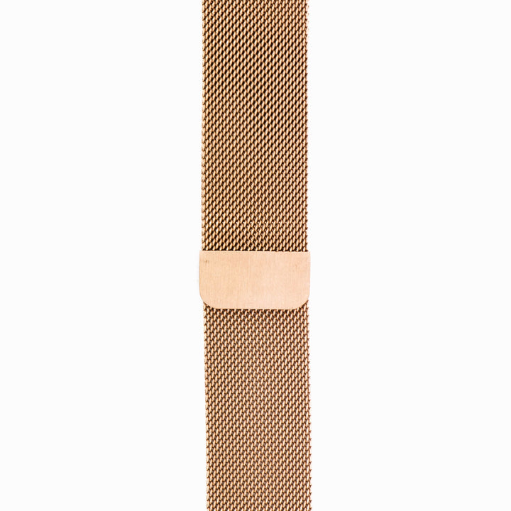 BluShark Two-Piece Strap Apple Band Milanese - Bright Gold