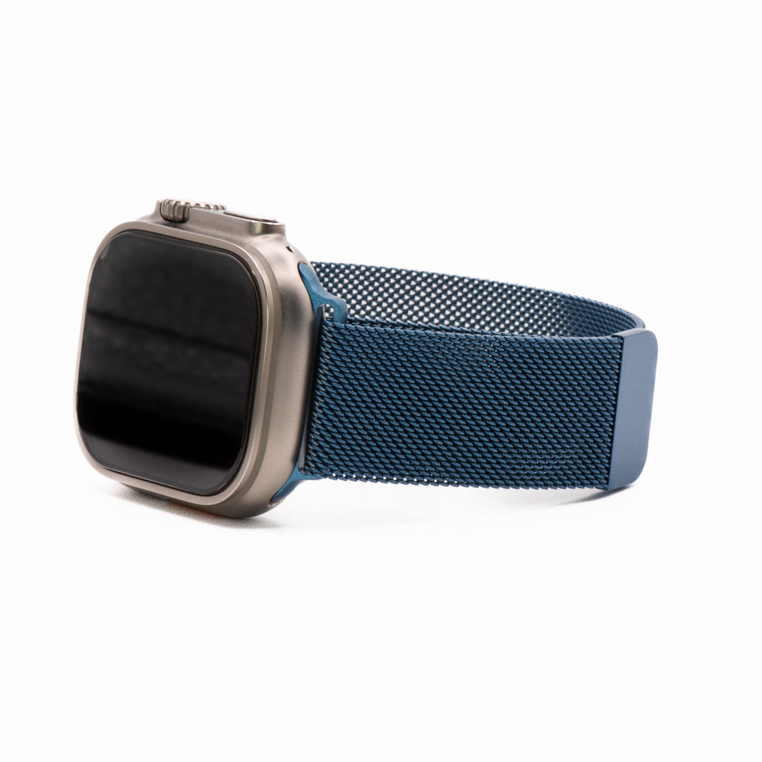 BluShark Two-Piece Strap Apple Band Milanese - Sapphire