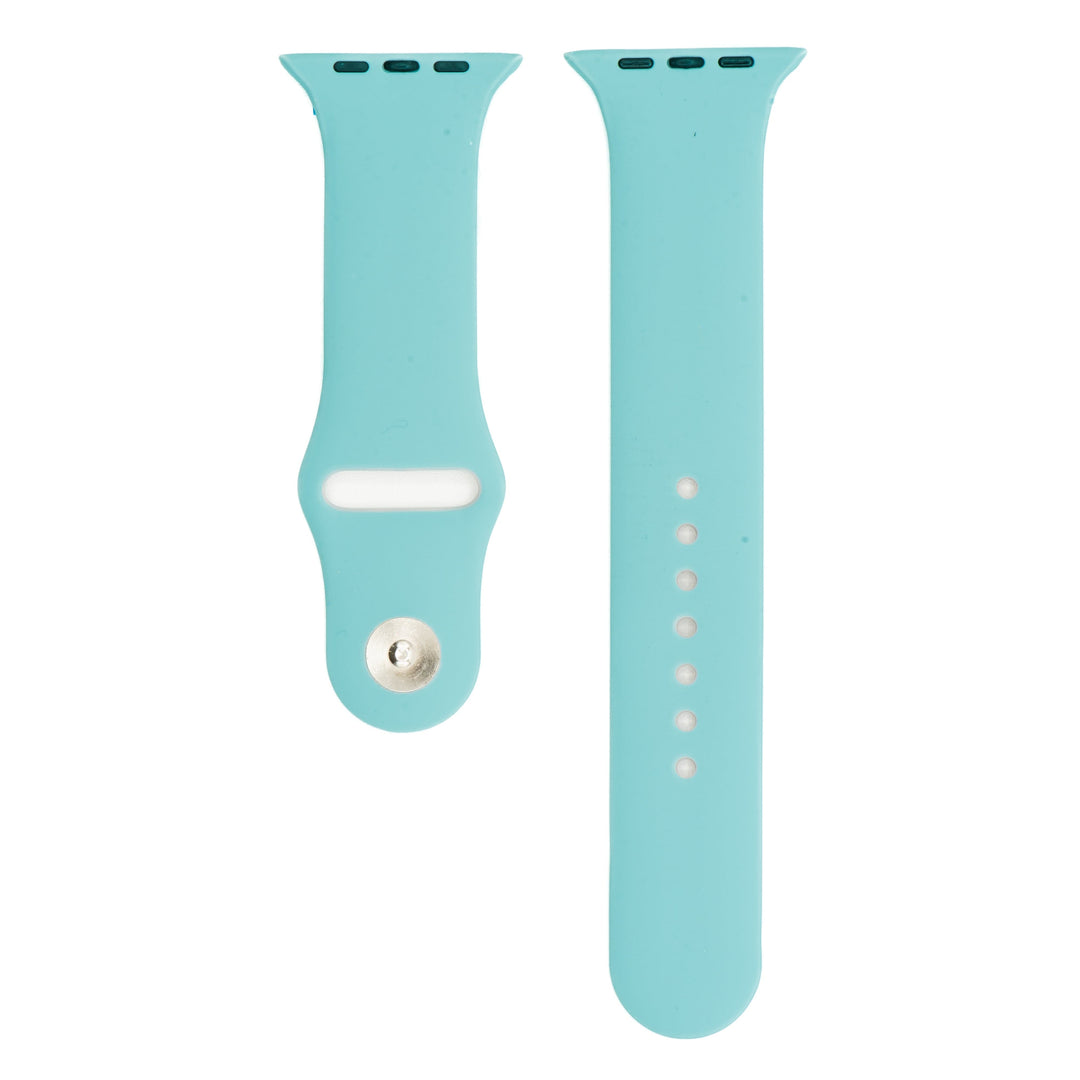 BluShark Two-Piece Strap Apple Band Silicone Solid - SeaFoam