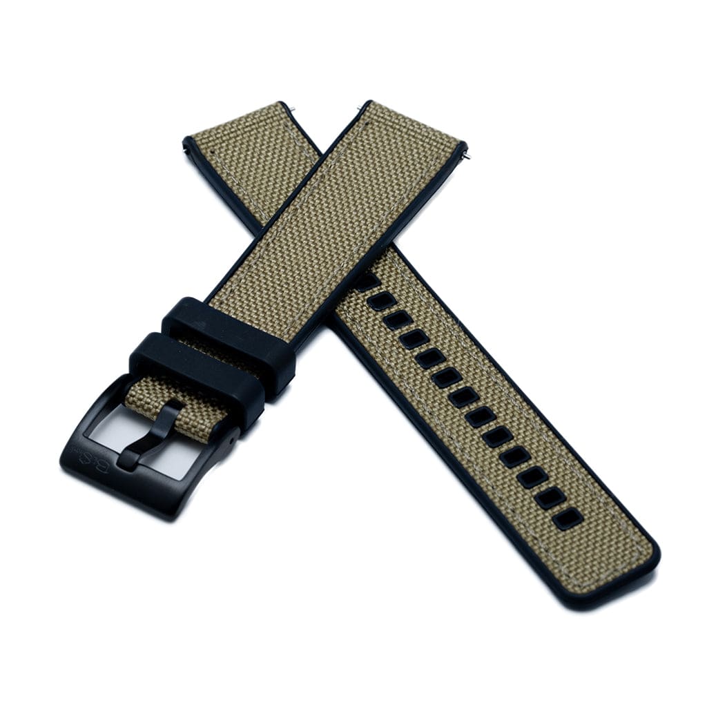 BluShark Two-Piece Strap Canvas & Rubber - Tan