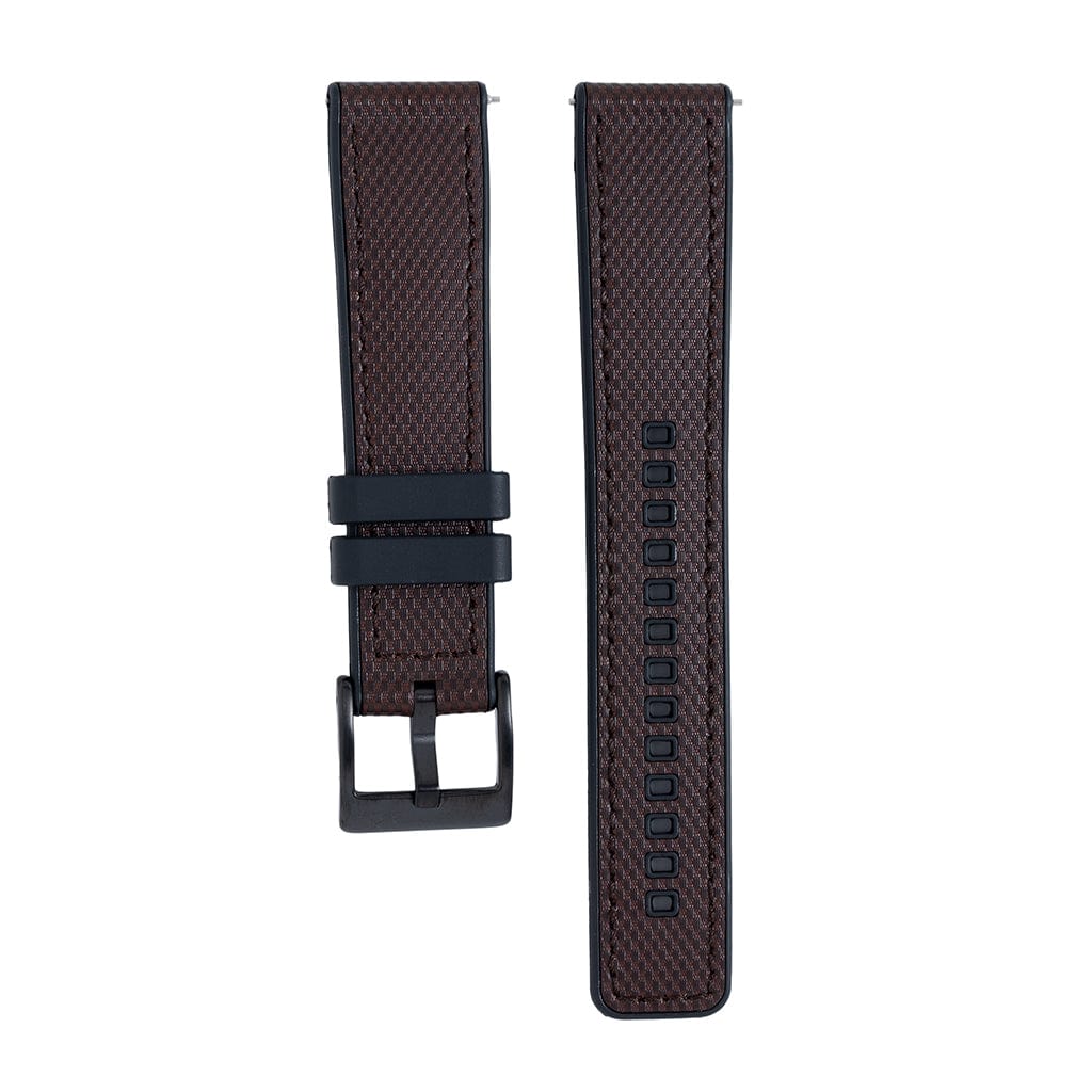 BluShark Two-Piece Strap Leather & Rubber - Brown
