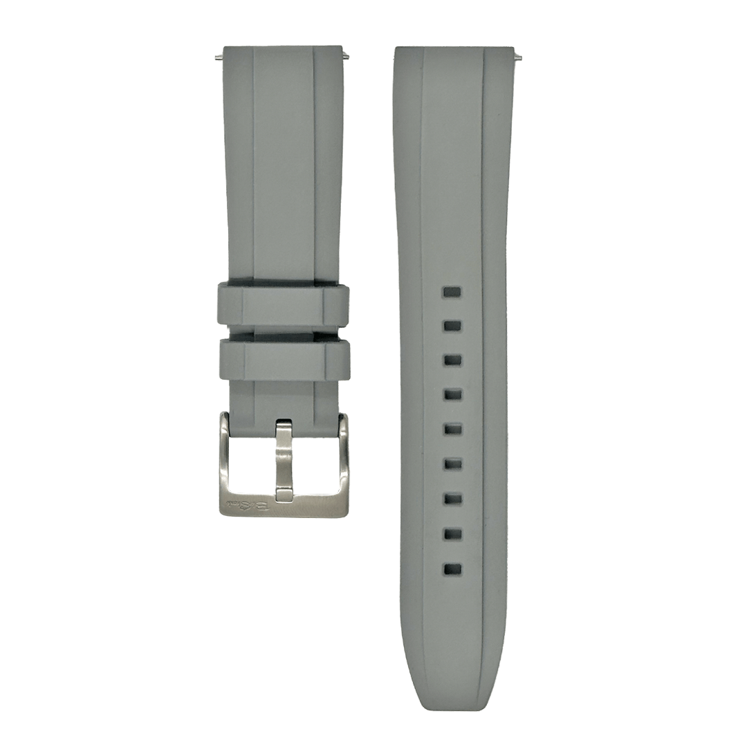 BluShark Two-Piece Strap Ridge Rubber - Gray