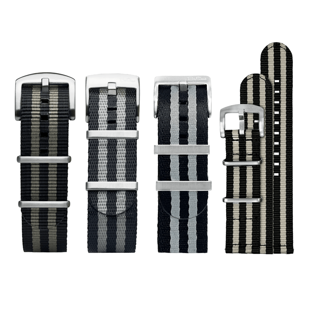 Bond Bundle: Premium 4 - Pack of Watch Straps - BluShark Straps