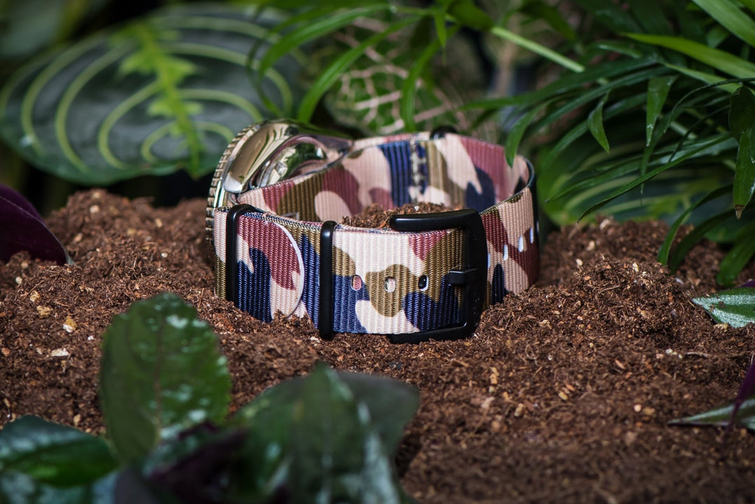 Camo Pass - Through Bundle: 4 - Pack of Watch Straps - BluShark Straps