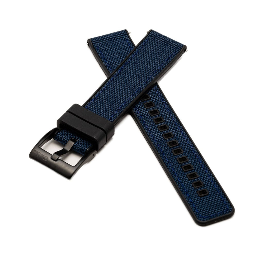 Canvas & Rubber - Blue - BluShark Straps