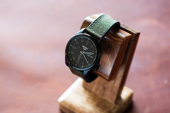 Canvas & Rubber - Green - BluShark Straps