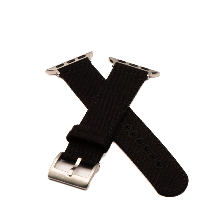 CanvaSoft 2.0 Band - For Apple Watch - Black - BluShark Straps
