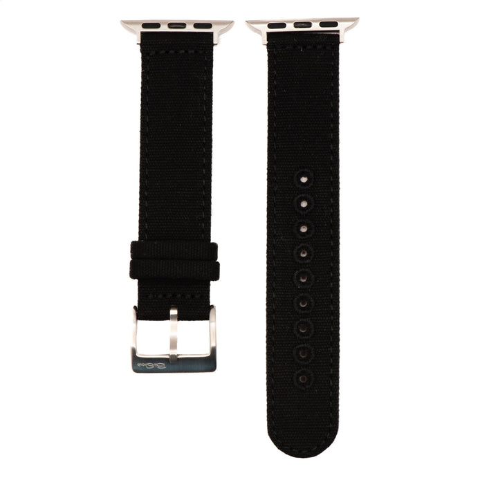 CanvaSoft 2.0 Band - For Apple Watch - Black - BluShark Straps