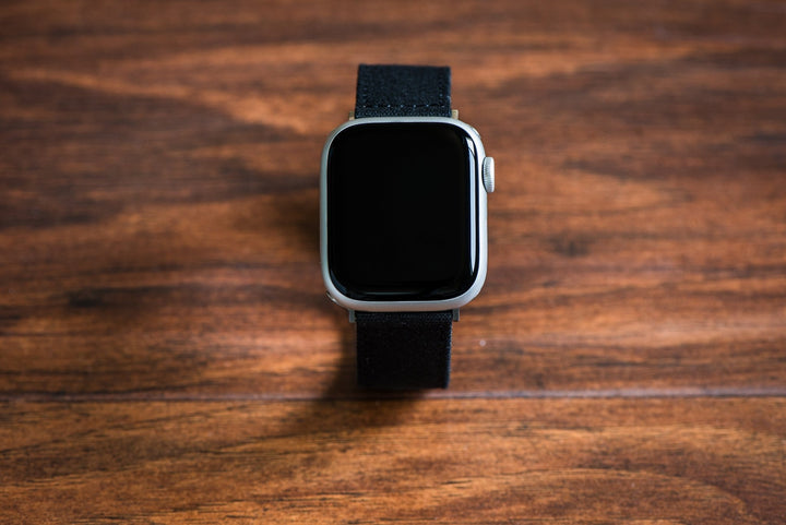 CanvaSoft 2.0 Band - For Apple Watch - Black - BluShark Straps