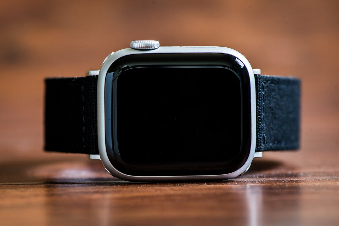 CanvaSoft 2.0 Band - For Apple Watch - Black - BluShark Straps