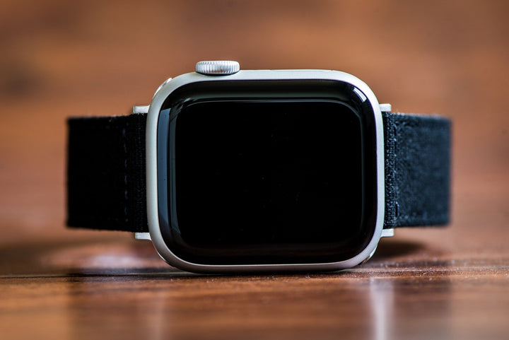 CanvaSoft 2.0 Band - For Apple Watch - Black - BluShark Straps