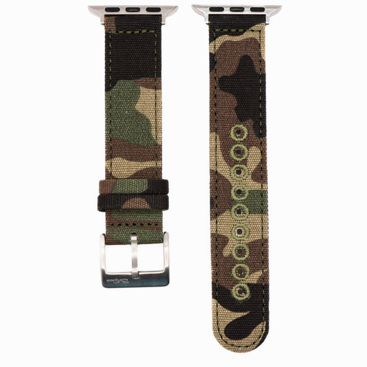 CanvaSoft 2.0 Band - For Apple Watch - Camo - BluShark Straps