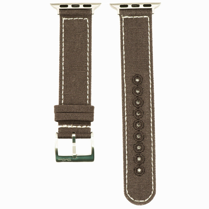 CanvaSoft 2.0 Band - For Apple Watch - Chocolate & Cream - BluShark Straps