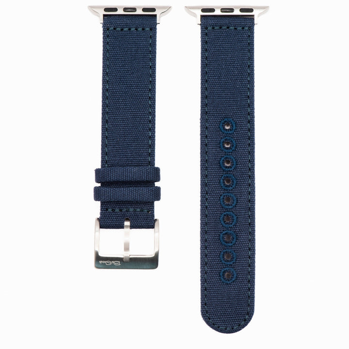 CanvaSoft 2.0 Band - For Apple Watch - Indigo Blue - BluShark Straps