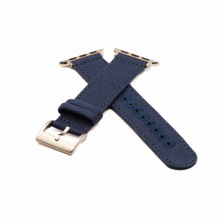 CanvaSoft 2.0 Band - For Apple Watch - Indigo Blue - BluShark Straps